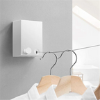 Retractable clothesline for indoor/outdoor
