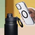 Insulated Stainless Steel Water Bottle with Phone Holder – 750ml