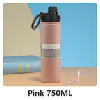Insulated Stainless Steel Water Bottle with Phone Holder – 750ml
