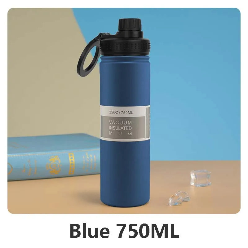 Insulated Stainless Steel Water Bottle with Phone Holder – 750ml