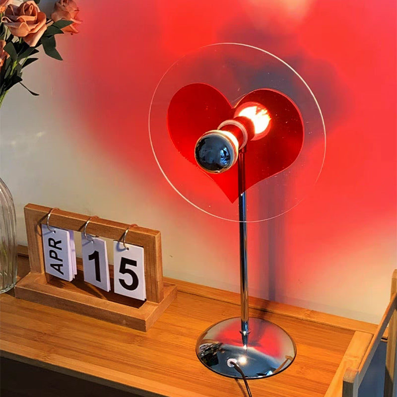 Led Heart Table Lamp