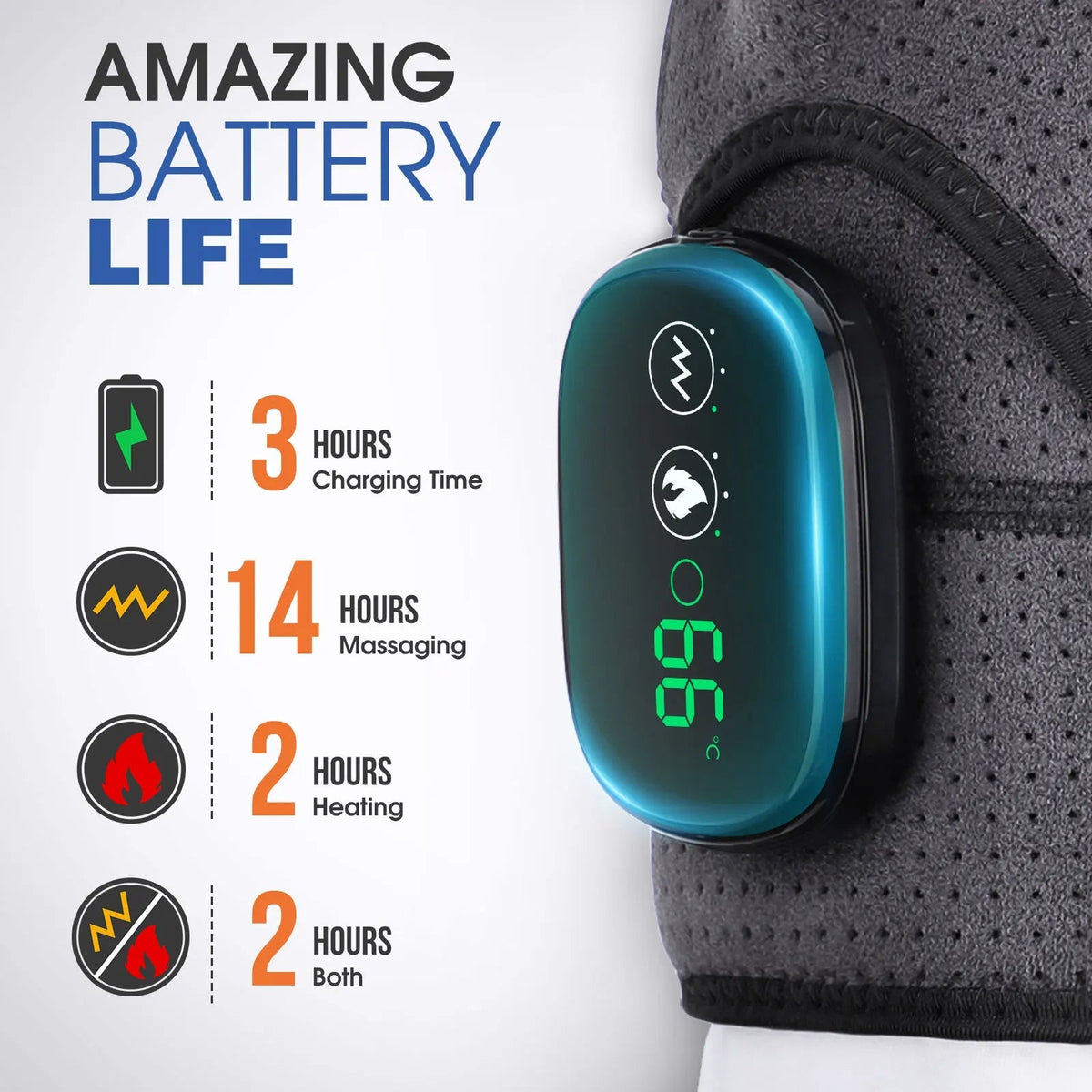 Shoulder Massager with Heat and Vibration Massage