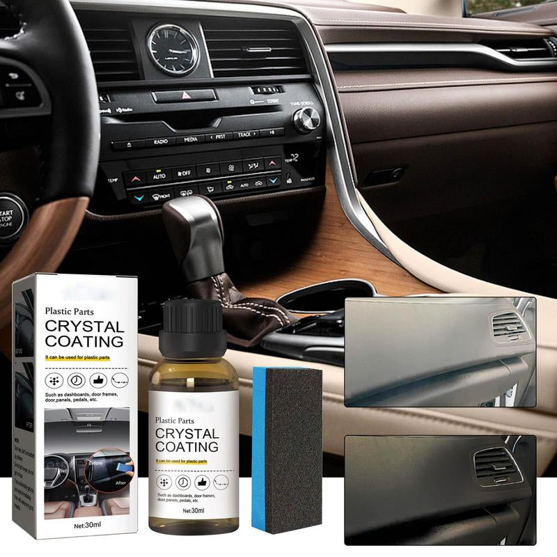 Plastic parts Crystalline coating | Restore faded parts in seconds