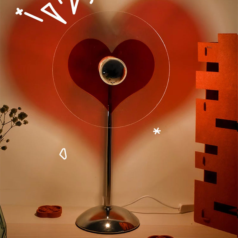 Led Heart Table Lamp