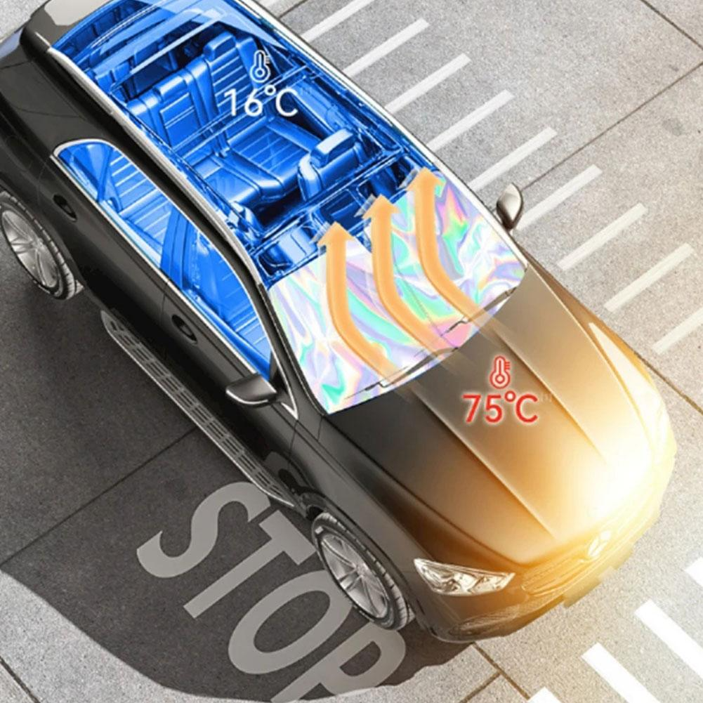 Laser-reflective windshield | Sleek design, quick setup, compact folding