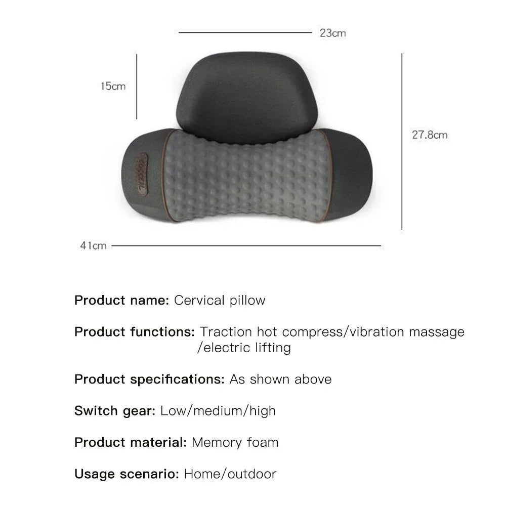 Electric Head and Neck Massager Cervical Pillow