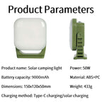 Rechargeable LED Camping Lamp with Magnets