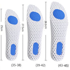 Shock-absorbing Gel comfort insoles