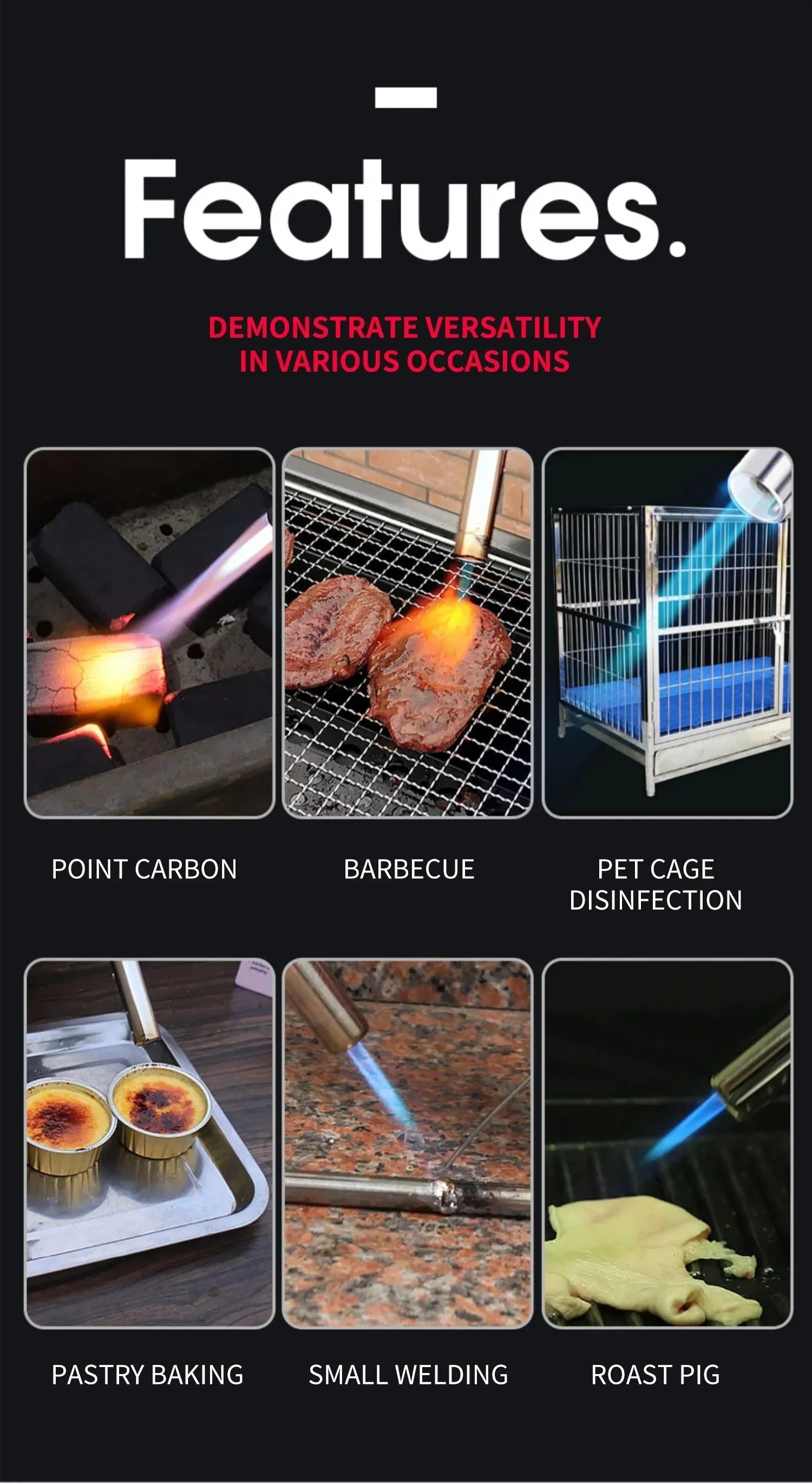 Portable Butane Gas Burner – Perfect for BBQ, Camping & Kitchen