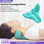 Neck and Shoulder Stretch – Cervical Traction Pillow for Spinal Alignment and Massage