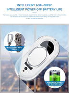 CleanBot Smart Window Cleaner with Remote Control – Streak-Free Glass Cleaning