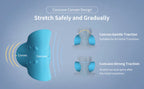 Neck and Shoulder Stretch – Cervical Traction Pillow for Spinal Alignment and Massage