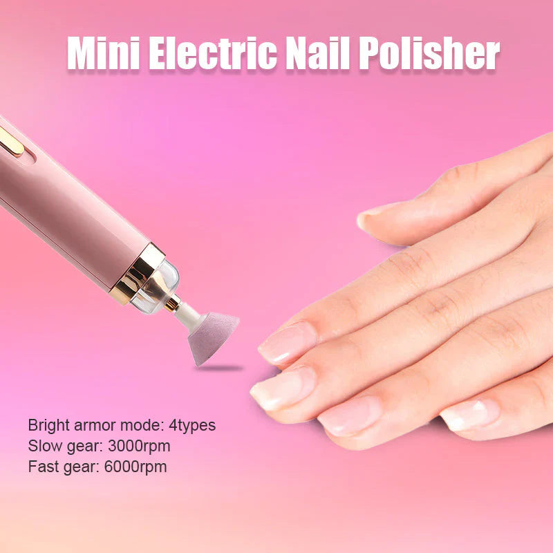 5-in-1 Electric Nail Care Device – Portable Manicure Tool with LED Light
