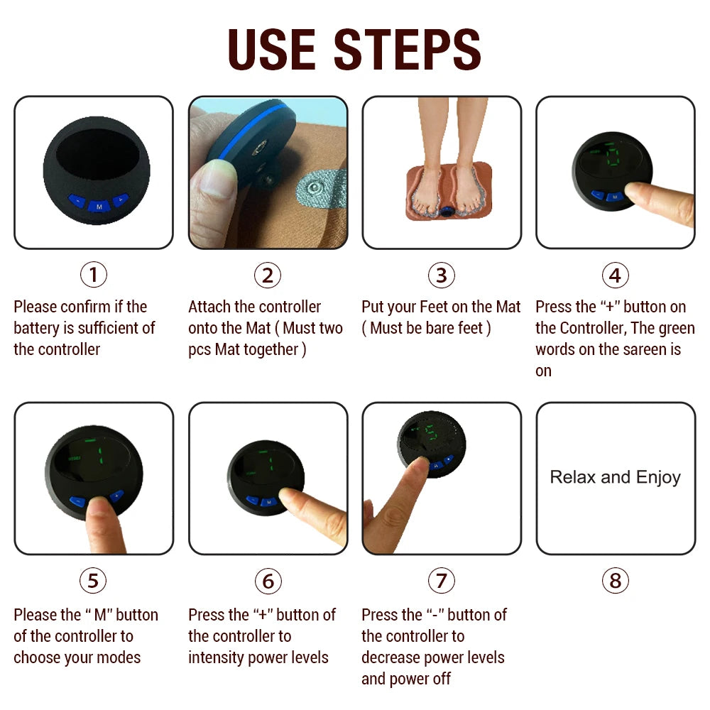 3D-Foot Massager Pad | Pain Relief for Tired Feet in Seconds – Convenient from Home