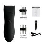 Men's body hair trimmer and women's razor with bikini attachment