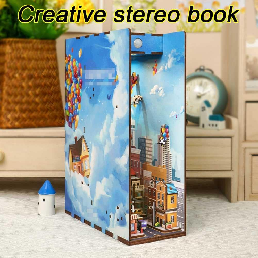 3D-Wood Puzzle DIY-Book Corner Kit
