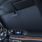 Laser-reflective windshield | Sleek design, quick setup, compact folding