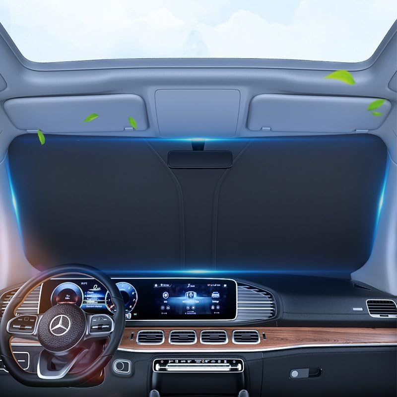 Laser-reflective windshield | Sleek design, quick setup, compact folding