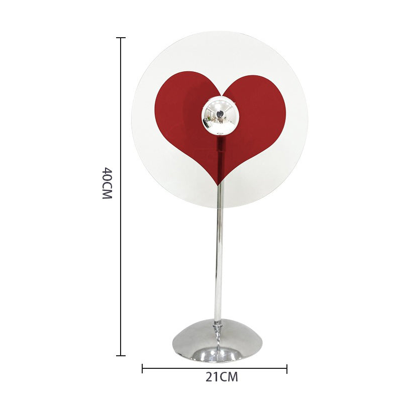 Led Heart Table Lamp