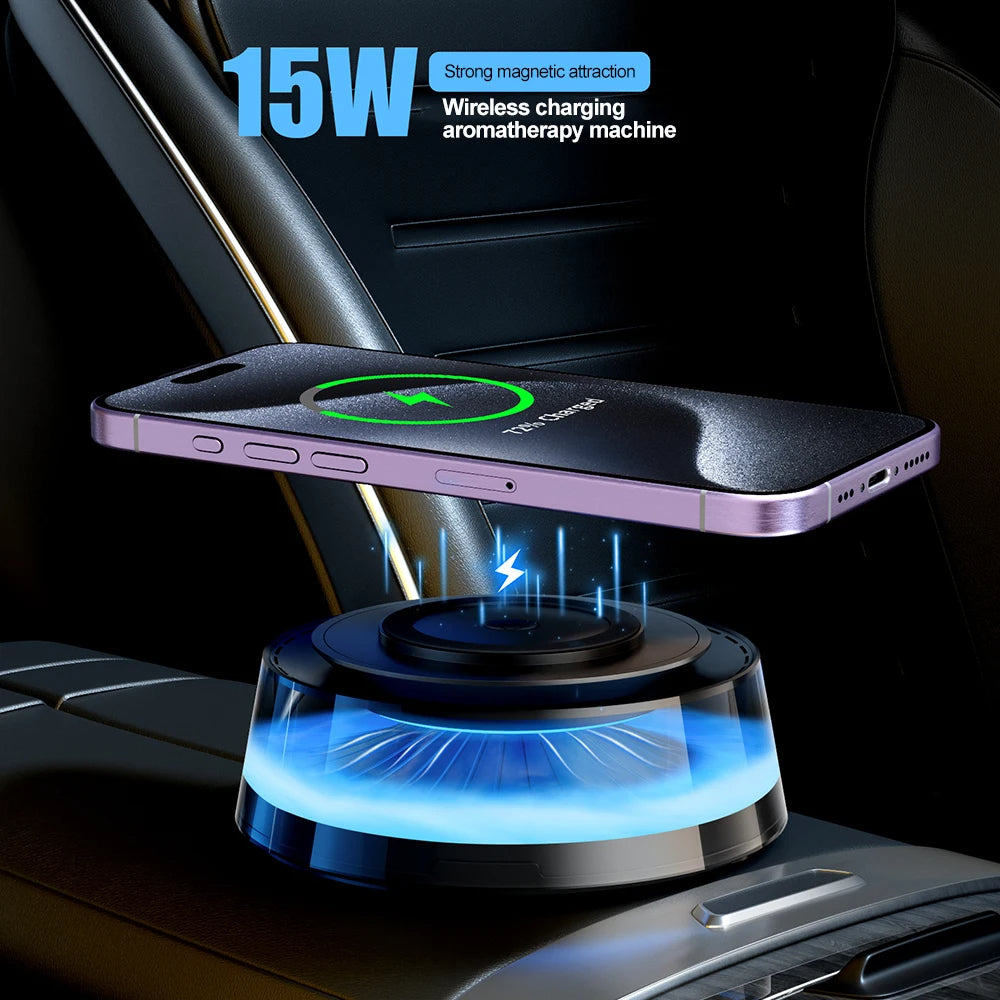 Smart Car Diffuser with Wireless Charger