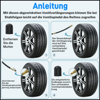 Flexible tire valve extensions | Universal fit, effortless access