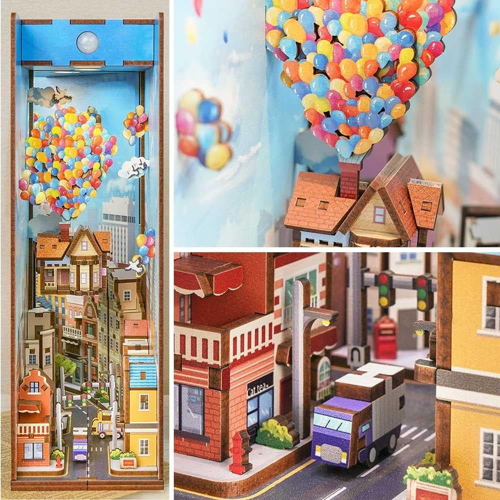 3D-Wood Puzzle DIY-Book Corner Kit