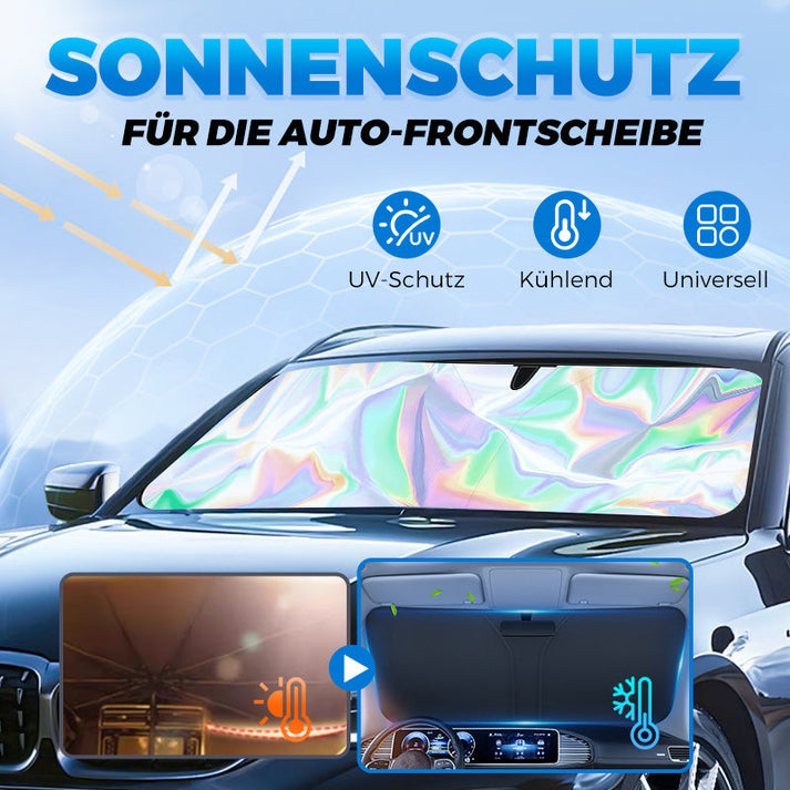 Laser-reflective windshield | Sleek design, quick setup, compact folding