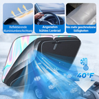 Laser-reflective windshield | Sleek design, quick setup, compact folding