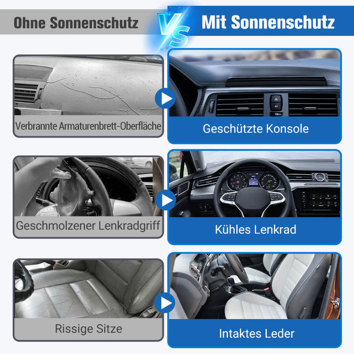 Laser-reflective windshield | Sleek design, quick setup, compact folding
