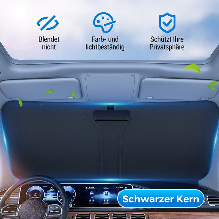 Laser-reflective windshield | Sleek design, quick setup, compact folding