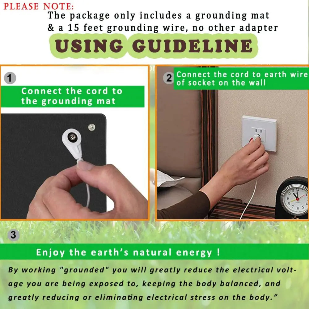 Grounding Mat – Earthing Pad for Sleep and Health