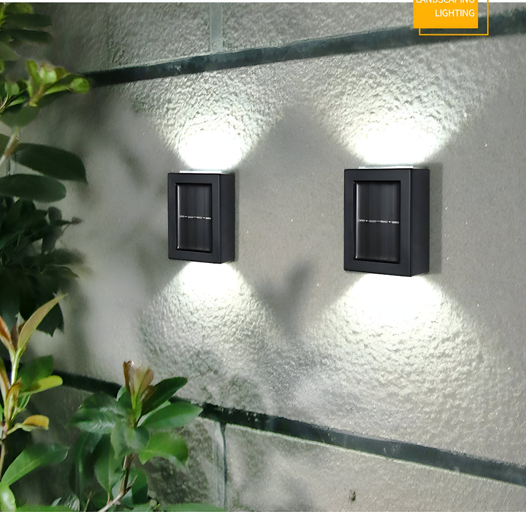 Solar Outdoor Lamp LED IP65 Waterproof Black