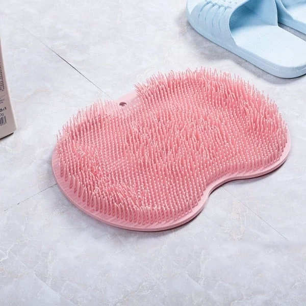 Foot and back scrubber massage cushion