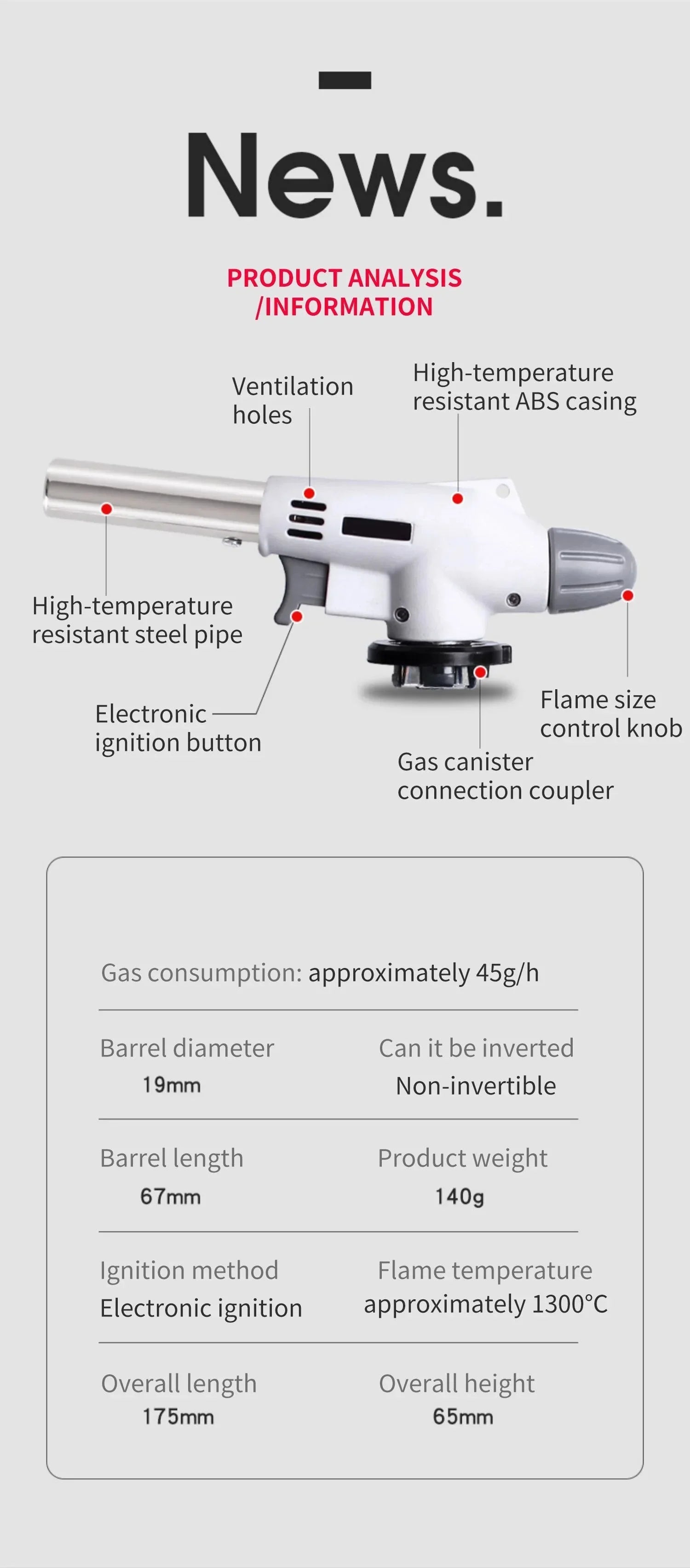 Portable Butane Gas Burner – Perfect for BBQ, Camping & Kitchen