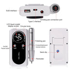 High Performance 45000RPM Portable Electric Nail File With Battery | Quiet Design for Professional Manicure