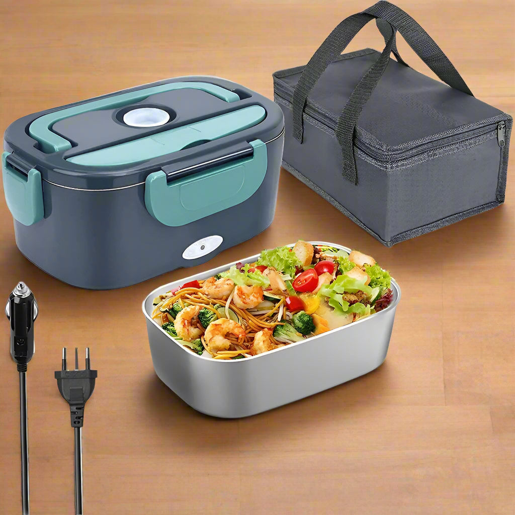 WarmMee Electric Lunchbox – 1.5L Portable Food Warmer for Car & Home