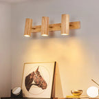 Modern Wall Lamp made of Walnut Wood - Scandinavian LED Wall Lamp for Living Room & Dining Room