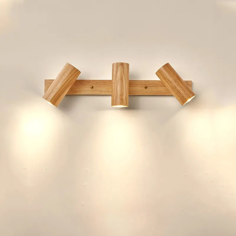 Modern Wall Lamp made of Walnut Wood - Scandinavian LED Wall Lamp for Living Room & Dining Room