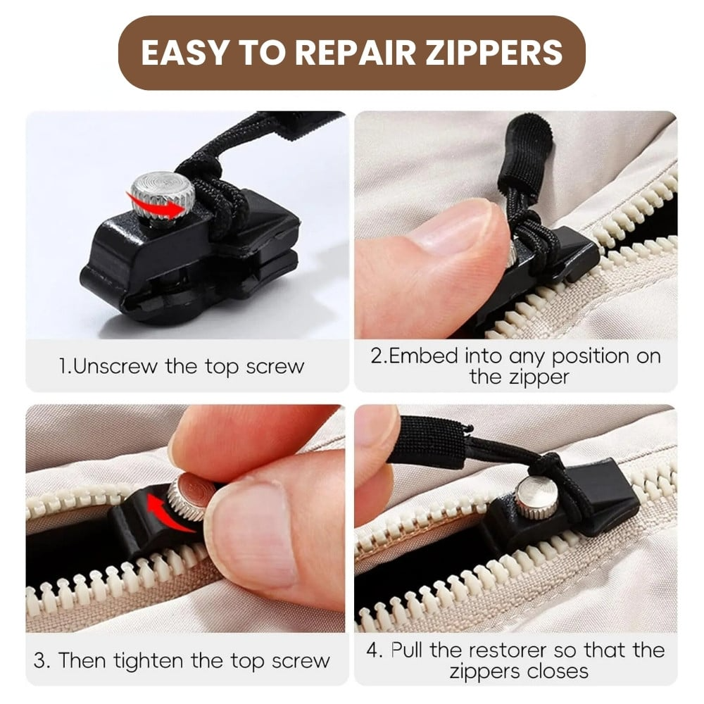 Zipper repair kit | Repair zippers in a flash