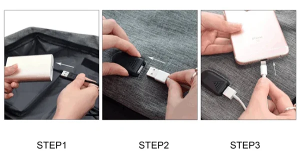 Anti-Theft Backpack With USB Charging