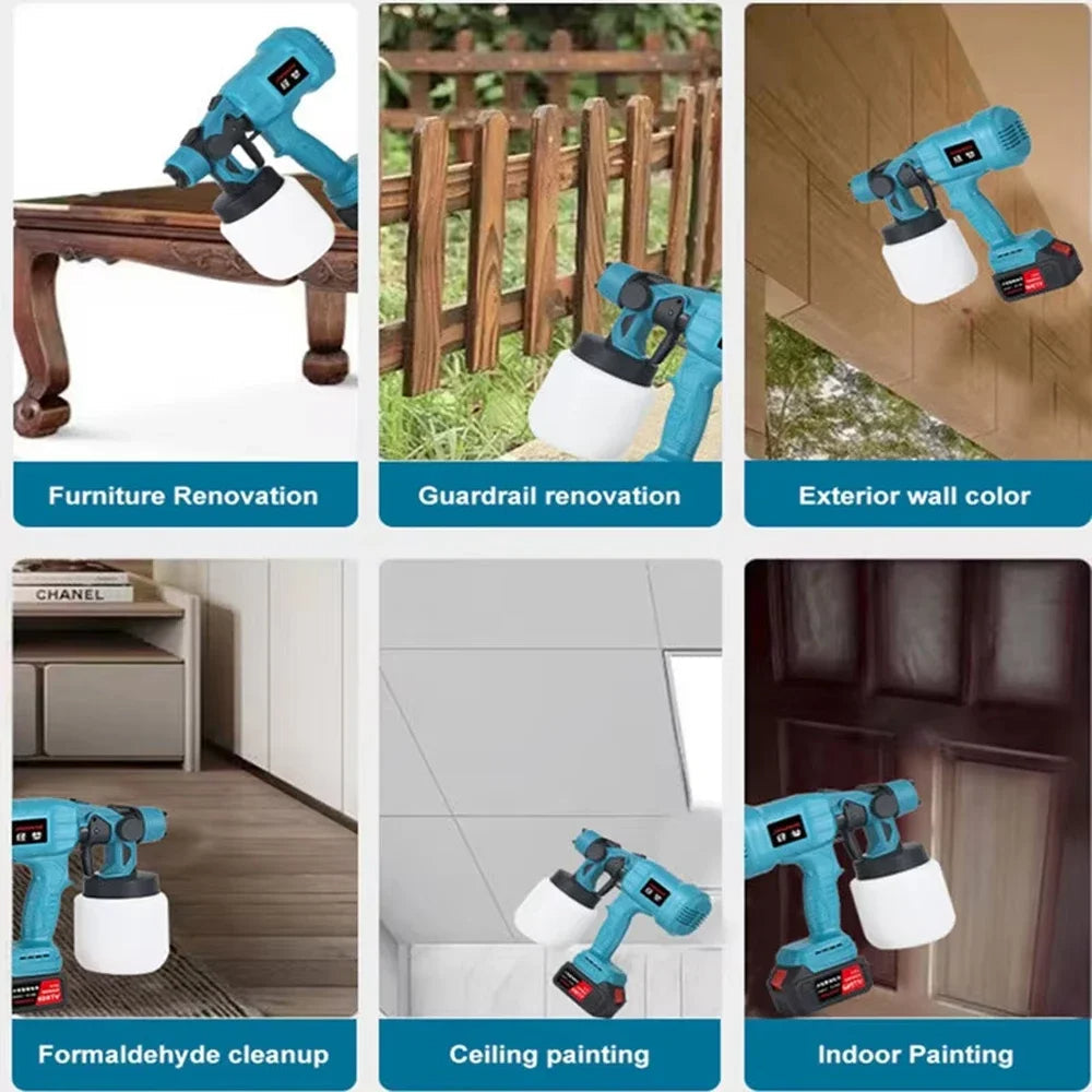 Cordless High Power DIY All Surface Paint Sprayer