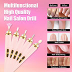 5-in-1 Electric Nail Care Device – Portable Manicure Tool with LED Light