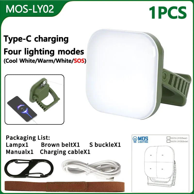 Rechargeable LED Camping Lamp with Magnets