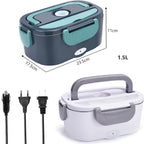 WarmMee Electric Lunchbox – 1.5L Portable Food Warmer for Car & Home