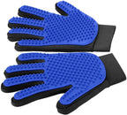 grooming glove for gentle fur removal from cats & dogs