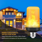 LED FLAME LIGHT PARTY LAMP - 4 MODES SIMULATION FIRE
