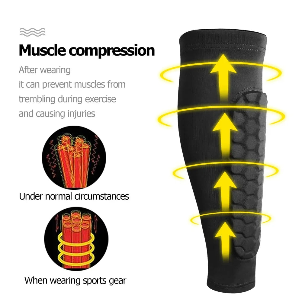 Shin Guards FlexGuard Pro | Impact-absorbing Honeycomb Design | Breathable & Ultralight