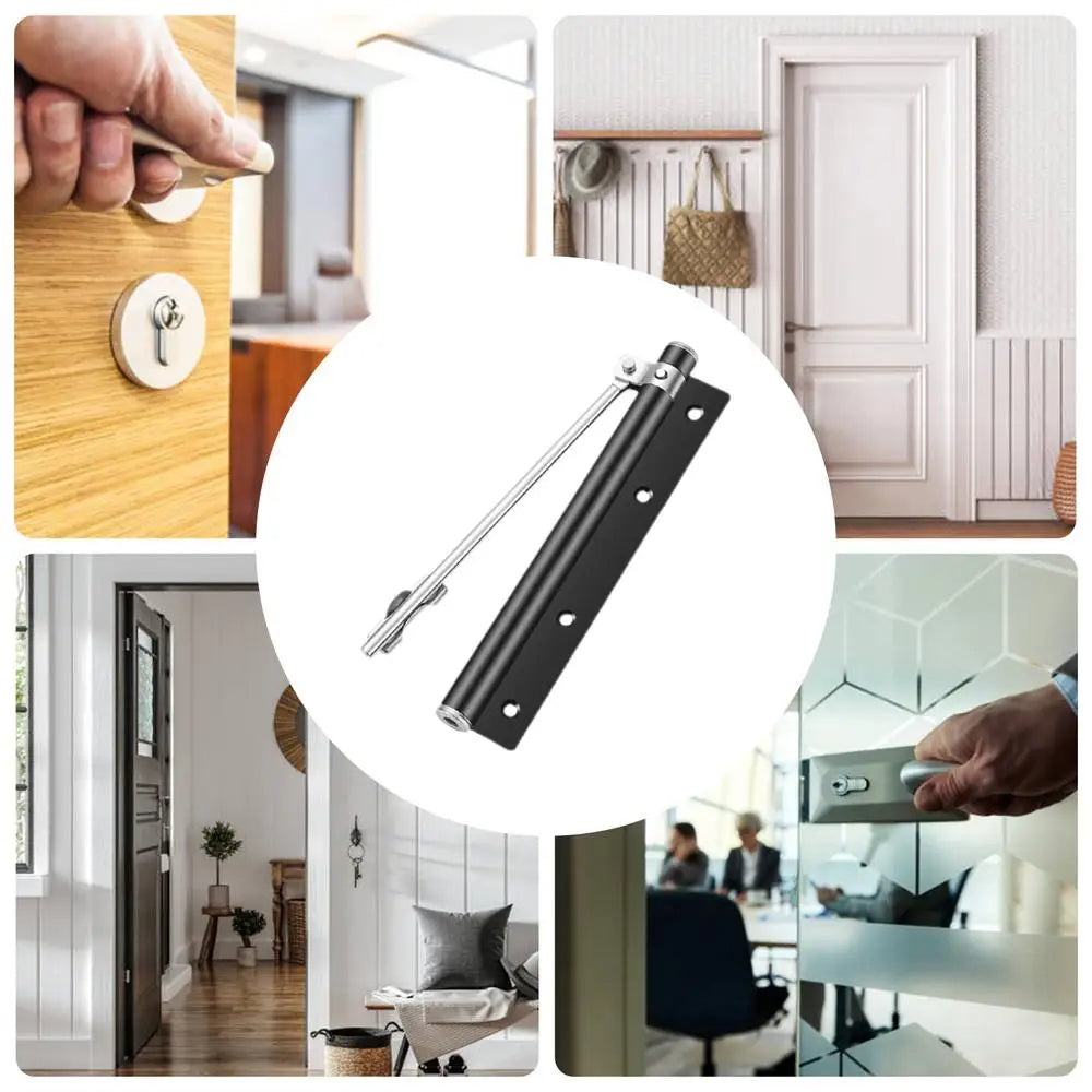 Adjustable Door Closer with Internal Spring