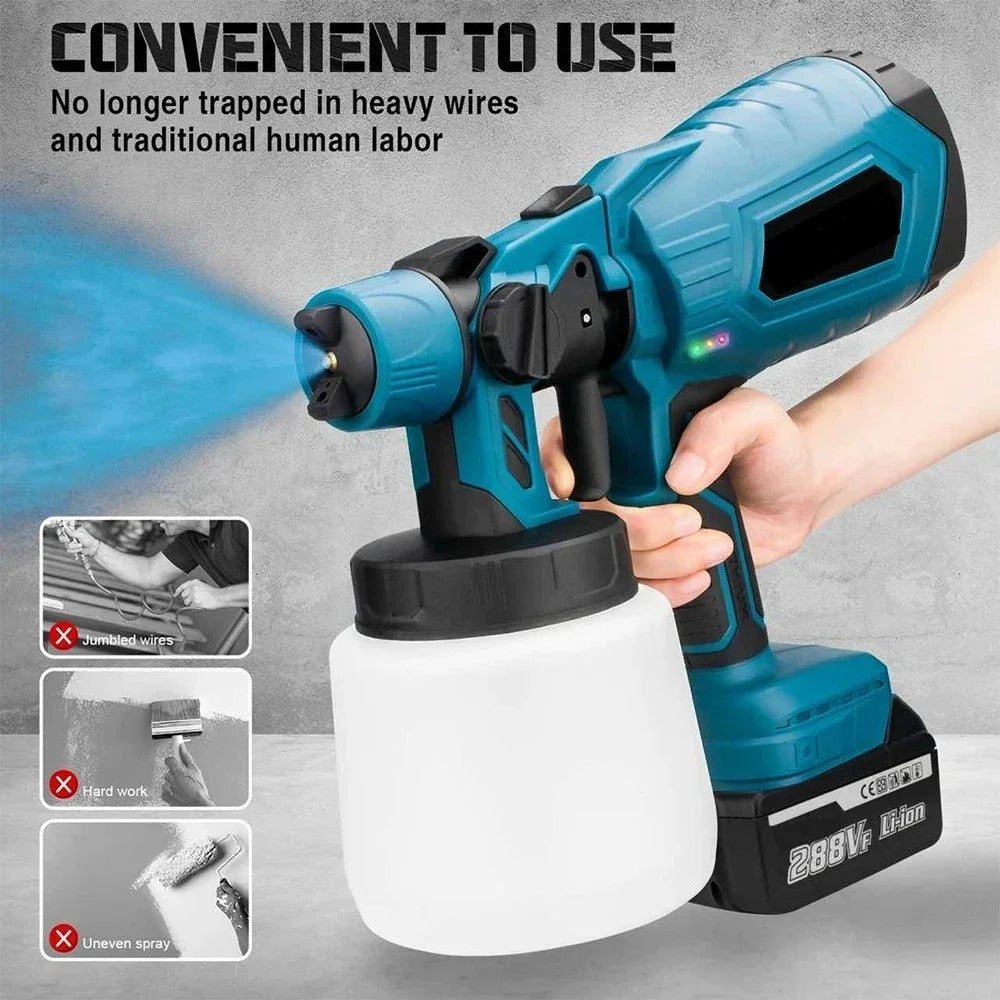 Cordless High Power DIY All Surface Paint Sprayer