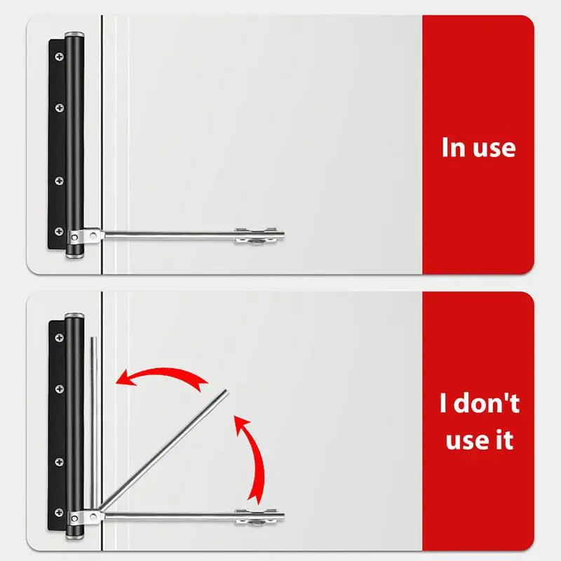 Adjustable Door Closer with Internal Spring